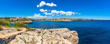 Mallorca eiland, mooie kust van Porto Cristo van Alex Winter