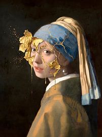 La Jeune Fille à la perle de Vermeer, Goudbreuk sur OEVER.ART