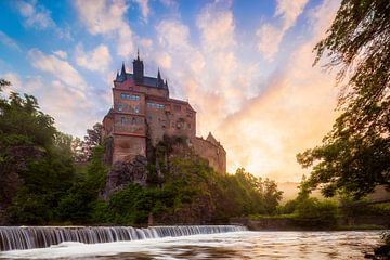 Kriebstein castle in summer by Daniela Beyer