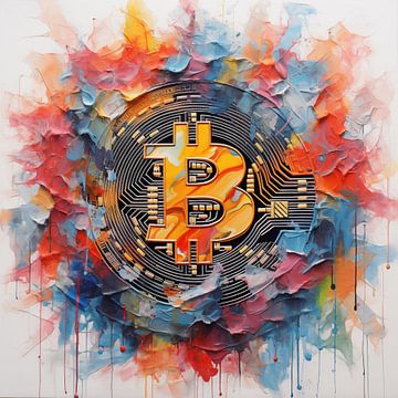 Bitcoin abstract van TheXclusive Art