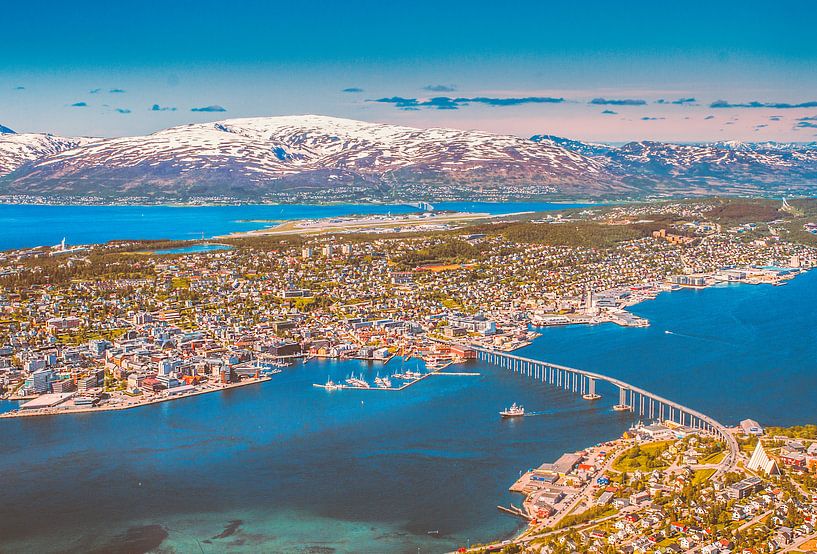Tromsø het Parijs van het noorden. van Hamperium Photography