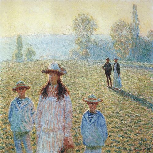 Paysage à Giverny, Claude Monet