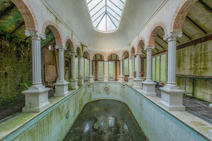 Salle de bains et campement ; mousse par Lien Hilke