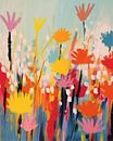 Colourful flowers "Flower power" by Studio Allee thumbnail