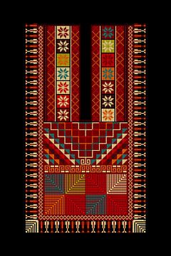 Modèle d'ornement Tatreez 81 sur Richard Laschon