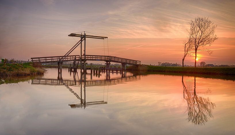Pont canal de drainage Schildwolde par John Leeninga