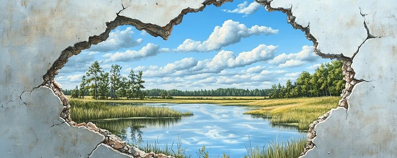 Landschap van OMG Art