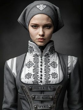 Silent form of identity by Klaus Tesching - Art-AI