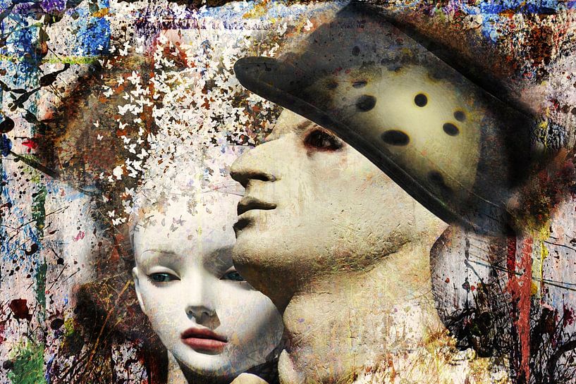 Butterflies in your head and you don't realise that the other person is hollow - cheese in your head by Nicole Wolf