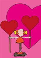 Lollipop girl - nursery art