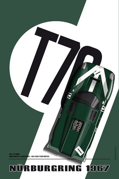 Lola T70 P1, Nürburgring 1967 von Theodor Decker