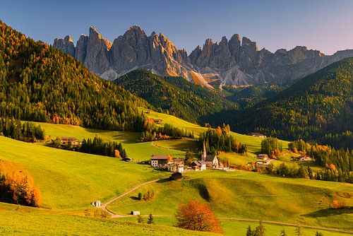 Zonsondergang bij Santa Maddalena, Italië
