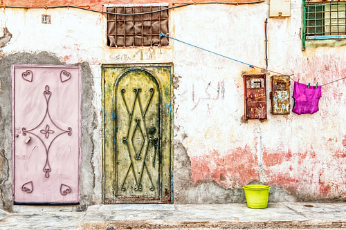 Monday is laundry day in Morocco