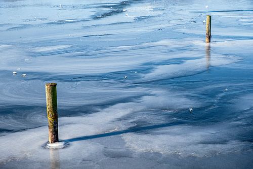 Ice floor Hoornse plas Groningen