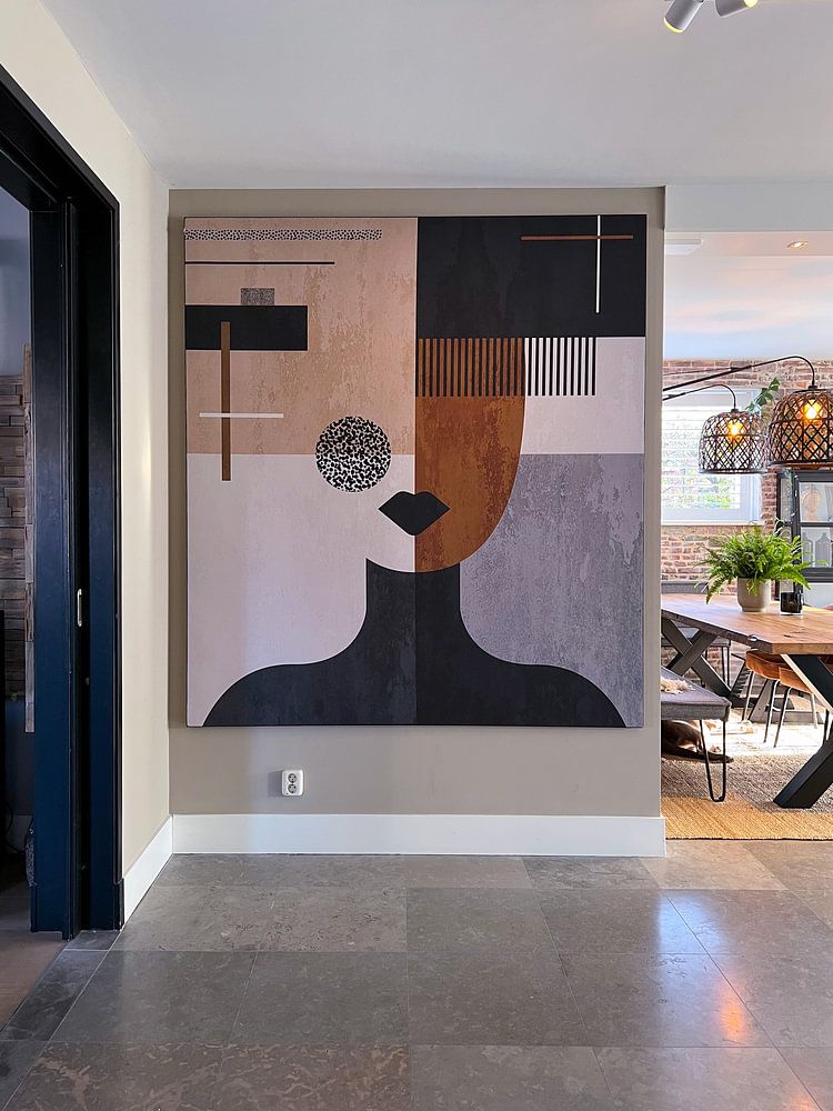 Abstraktes Porrtet  von Mirjam Duizendstra 