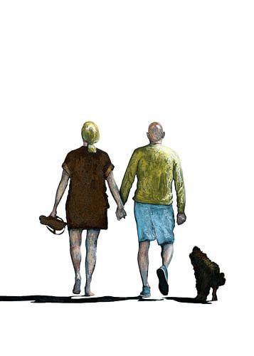 Wandelend aan de waterlijn van Ellen Wels