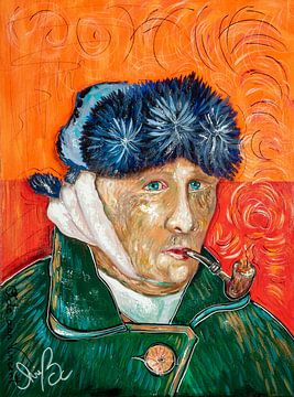 Selfie Vincent van Gogh van Christel De Buyser