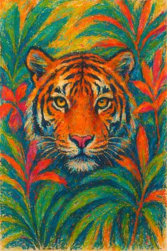 Tiger painting. by Johannes