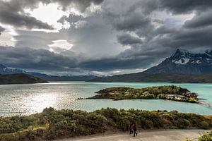 Meer in Patagonie, Chili