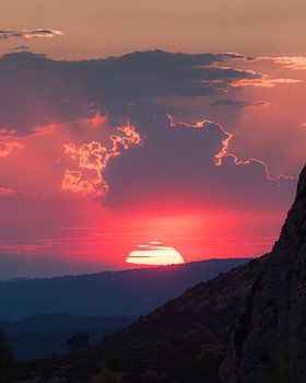 Zonsondergang in Provence