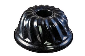 Zwarte taartvorm voor een Gugelhupf taart