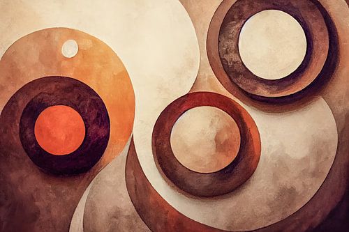 Abstract round shapes by Bert Nijholt