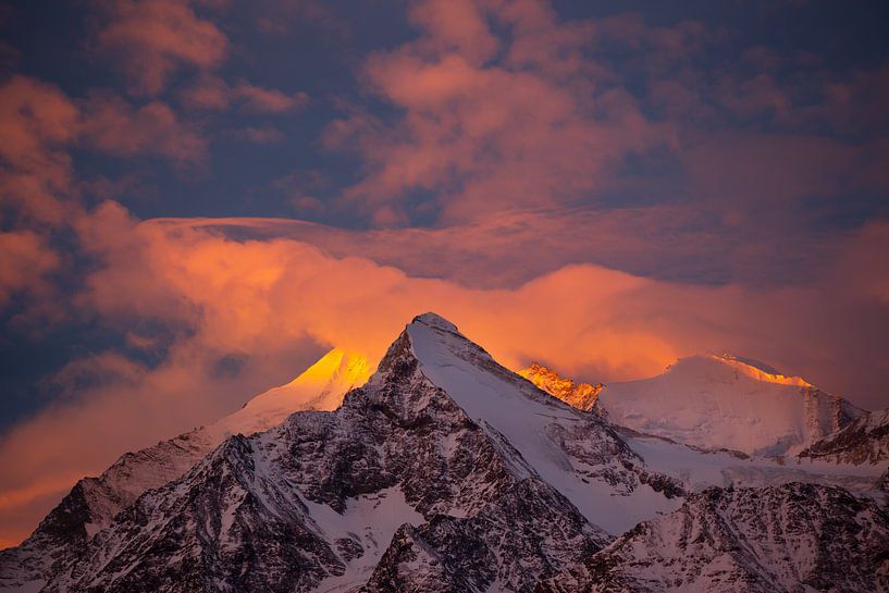 Weisshorn, Bishorn et Brunegghorn. par Menno Boermans