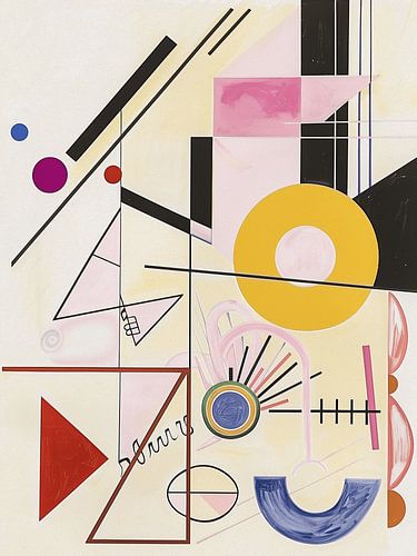 Miró trifft auf Kandinsky_18 von Artclaud