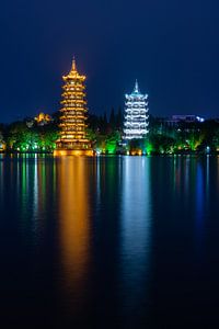 Pagodas Guilin vitesse d'obturation longue sur Speksnijder Photography
