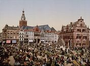 Grote Markt, Nijmegen von Vintage Afbeeldingen Miniaturansicht