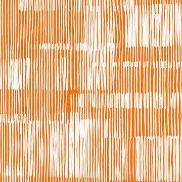 Koraal Oranje en Ivoor van Mad Dog Art