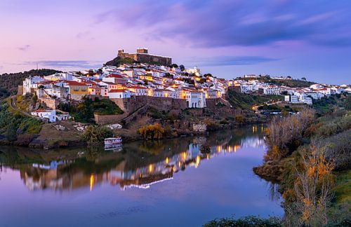Uitizcht op de Portugese stad Mértola