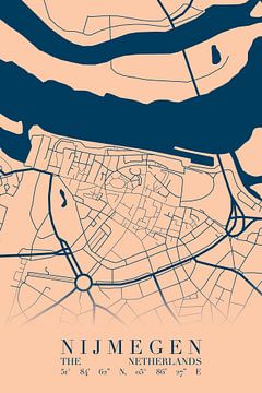 City map of Nijmegen