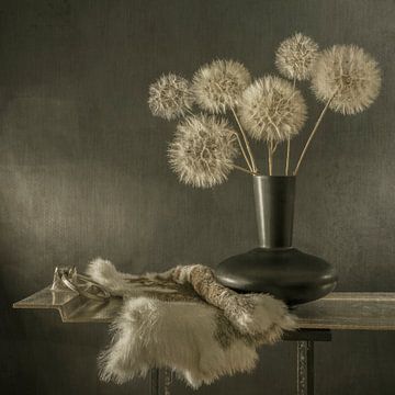 Modern Still Life. Silver fluff. by Alie Ekkelenkamp