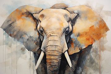 Elefant | Elefant von Wunderbare Kunst