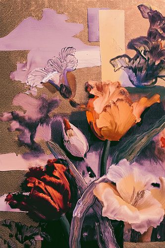 Bloemen explosie van Nop Briex