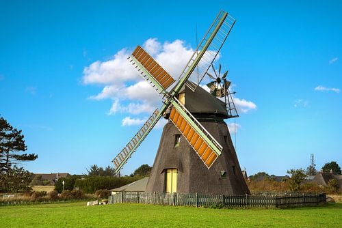 Windmolen, Nebel, Amrum, Duitsland