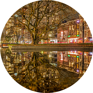 Westersingel by night van Frans Blok