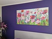 Kundenfoto: Blumengarten von Vrolijk Schilderij
