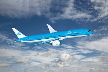 KLM Boeing 787-9 Dreamliner, registratie PH-BHA. van Gert Hilbink