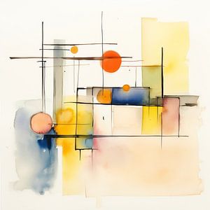 Abstrakt in Aquarell 462990