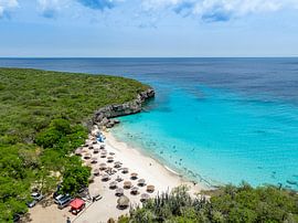Curacao - Drone shot of Kleine Knip by Keesnan Dogger Fotografie