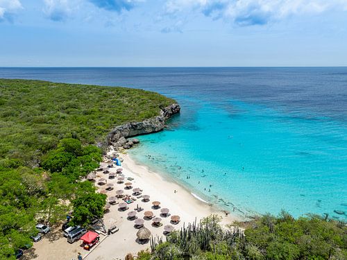 Curacao - Drone opname van Kleine Knip