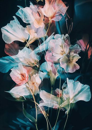 Flower bouquet dancing