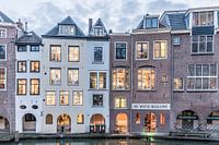 Huizen langs de Oudegracht