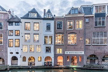 Houses along the Oudegracht by De Utrechtse Internet Courant (DUIC)