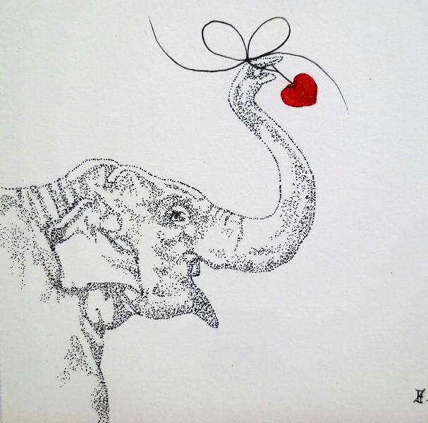 HeartFlow Olifant van Helma van der Zwan