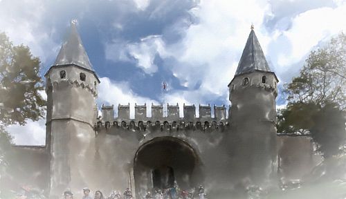 Ingangspoort van het Topkapipaleis in Istanbul