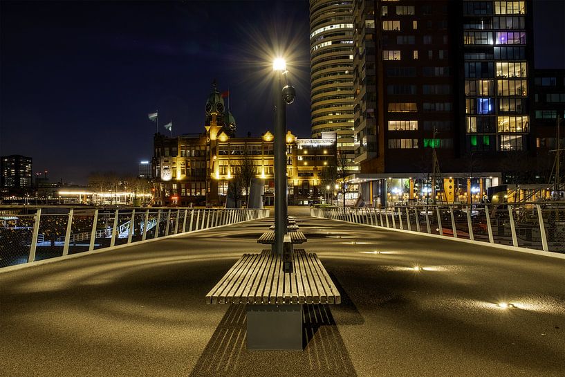 Rheinhafenbrücke Rotterdam von Arno Prijs