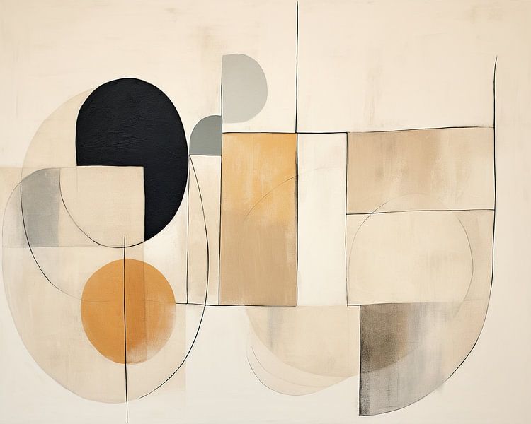 Circles in Balance | Abstract Geometry by Abstract Painting